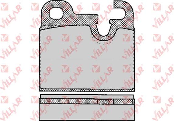 Villar 626.0203 - Brake Pad Set, disc brake autospares.lv