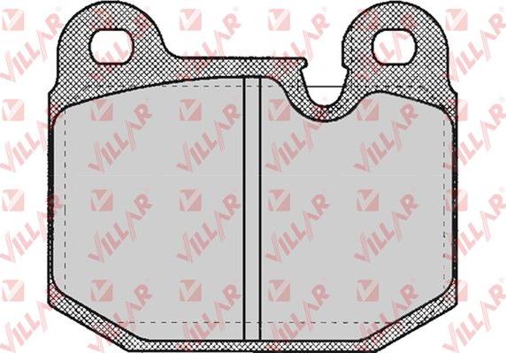 Villar 626.0210 - Brake Pad Set, disc brake autospares.lv