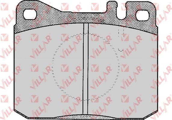 Villar 626.0211 - Brake Pad Set, disc brake autospares.lv