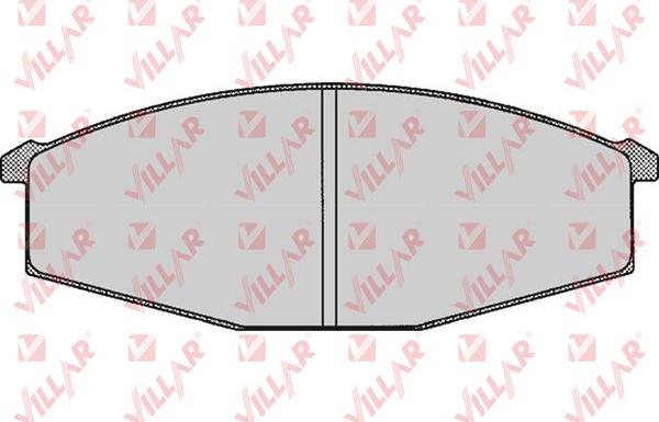 Villar 626.0289 - Brake Pad Set, disc brake autospares.lv