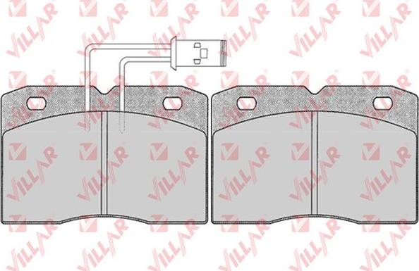 Villar 626.0281 - Brake Pad Set, disc brake autospares.lv