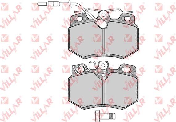 Villar 626.0282 - Brake Pad Set, disc brake autospares.lv