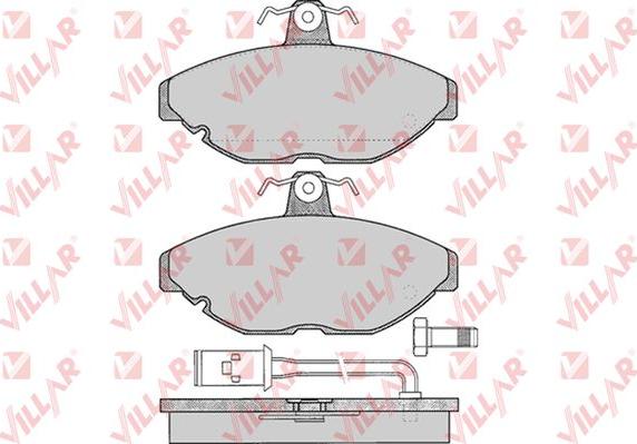 Villar 626.0236 - Brake Pad Set, disc brake autospares.lv