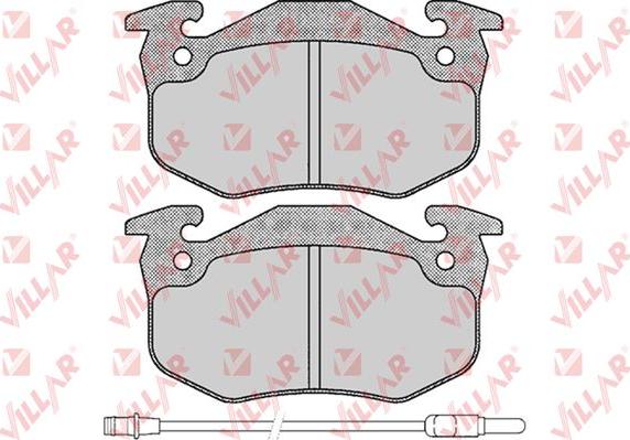 Villar 626.0231 - Brake Pad Set, disc brake autospares.lv