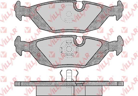 Villar 626.0238 - Brake Pad Set, disc brake autospares.lv