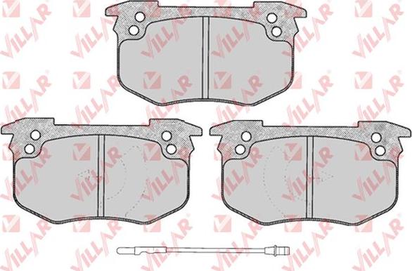 Villar 626.0229 - Brake Pad Set, disc brake autospares.lv