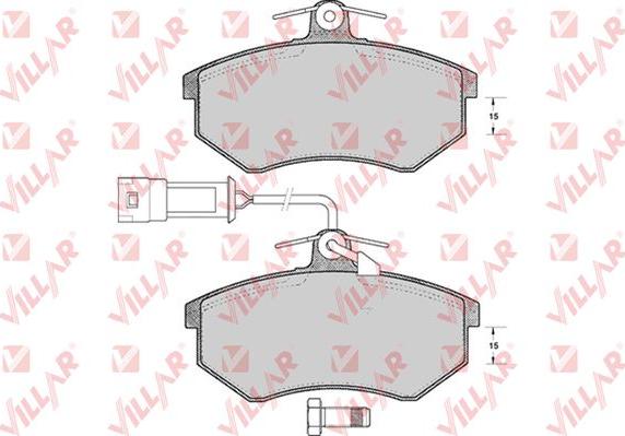 Villar 626.0221 - Brake Pad Set, disc brake autospares.lv