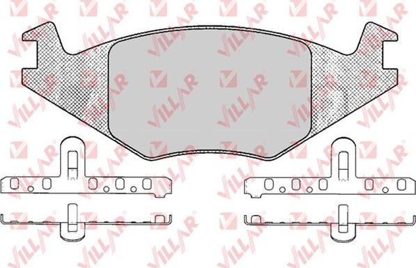 Villar 626.0223 - Brake Pad Set, disc brake autospares.lv