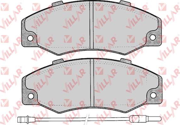 Villar 626.0276 - Brake Pad Set, disc brake autospares.lv