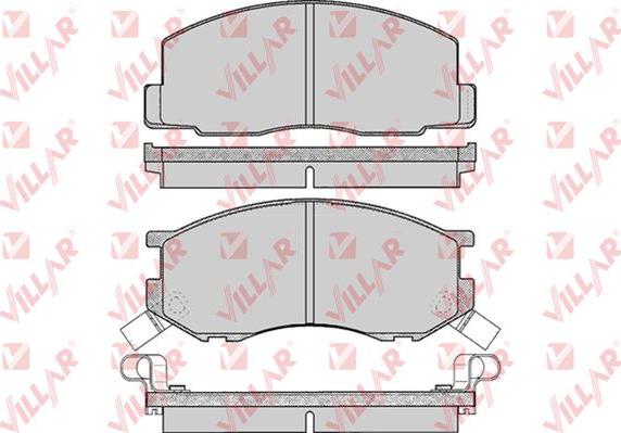 Villar 626.0270 - Brake Pad Set, disc brake autospares.lv