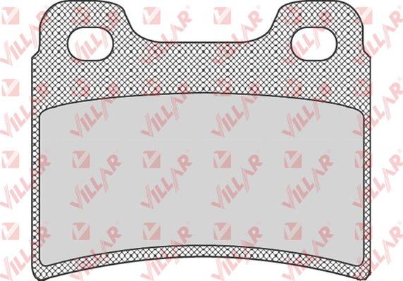 Villar 626.0747 - Brake Pad Set, disc brake autospares.lv