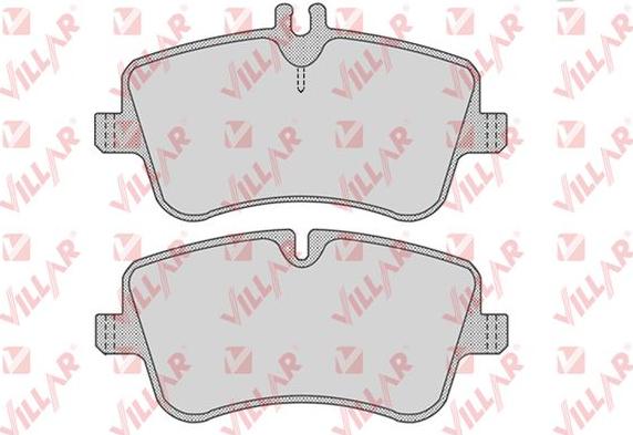 Villar 626.0767 - Brake Pad Set, disc brake autospares.lv