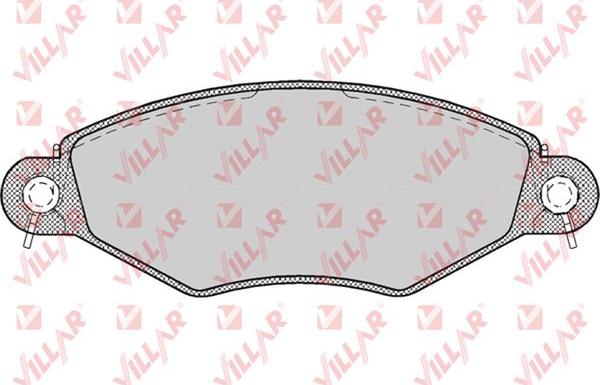 Villar 626.0708 - Brake Pad Set, disc brake autospares.lv