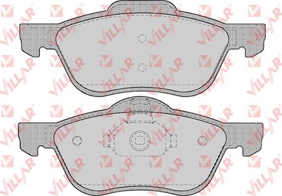 Villar 626.0707 - Brake Pad Set, disc brake autospares.lv