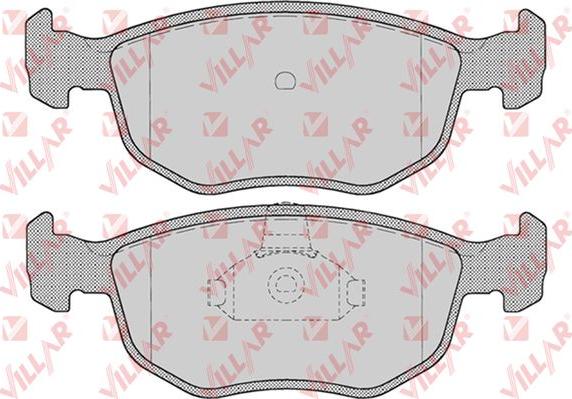 Villar 626.0715 - Brake Pad Set, disc brake autospares.lv