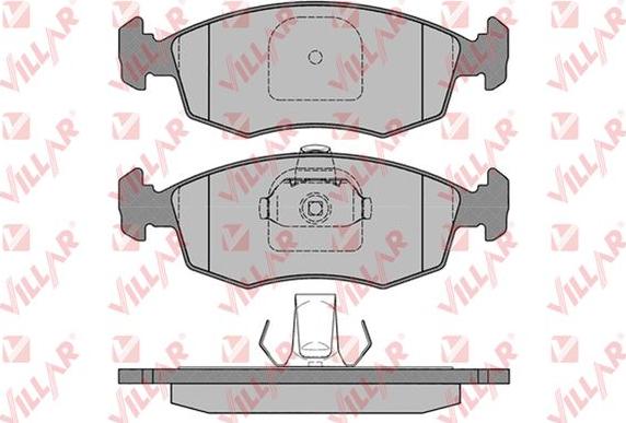 Villar 626.0785 - Brake Pad Set, disc brake autospares.lv