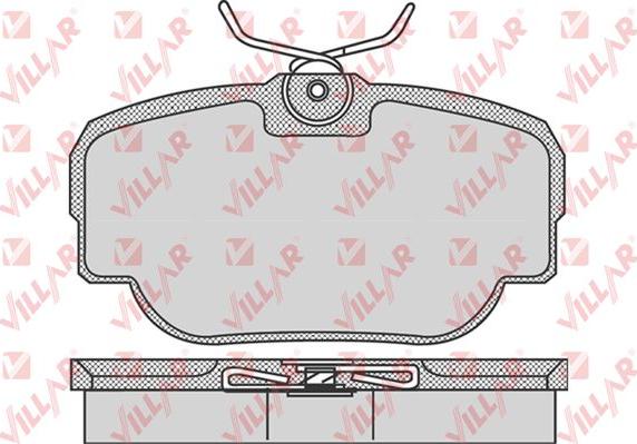 Villar 626.0739 - Brake Pad Set, disc brake autospares.lv