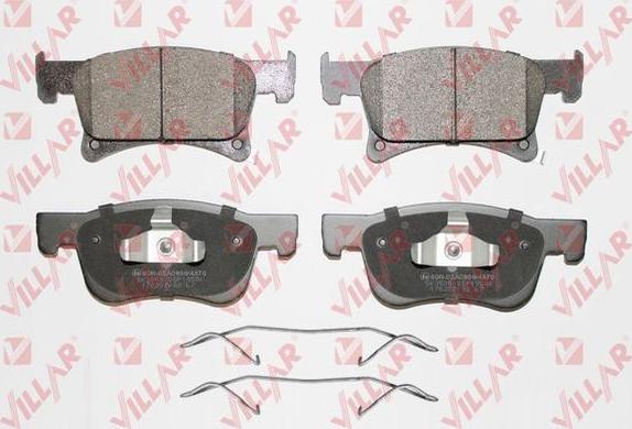 Villar 626.1958K - Brake Pad Set, disc brake autospares.lv