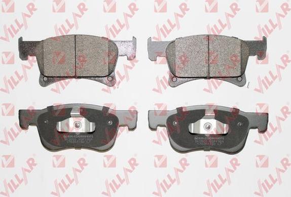 Villar 626.1958 - Brake Pad Set, disc brake autospares.lv