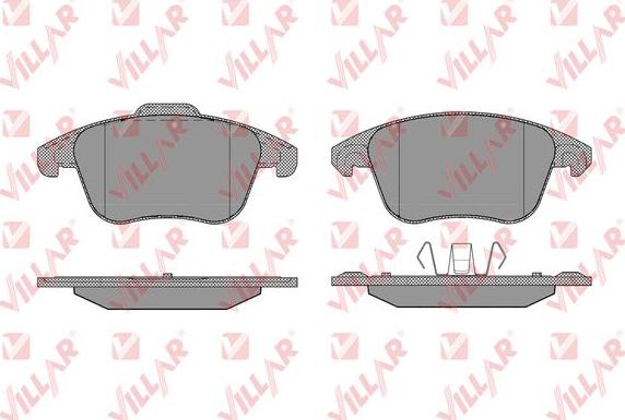 Villar 626.1903 - Brake Pad Set, disc brake autospares.lv