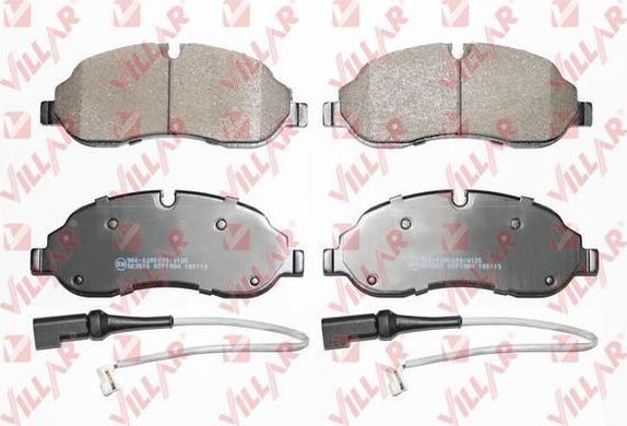 Villar 626.1984A - Brake Pad Set, disc brake autospares.lv