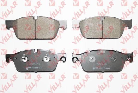 Villar 626.1973 - Brake Pad Set, disc brake autospares.lv