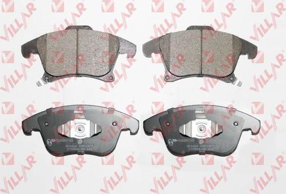 Villar 626.1977 - Brake Pad Set, disc brake autospares.lv