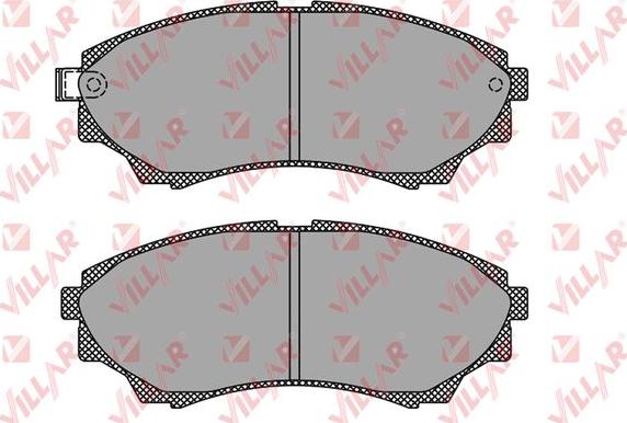 Villar 626.1499 - Brake Pad Set, disc brake autospares.lv