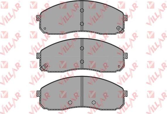 Villar 626.1444 - Brake Pad Set, disc brake autospares.lv