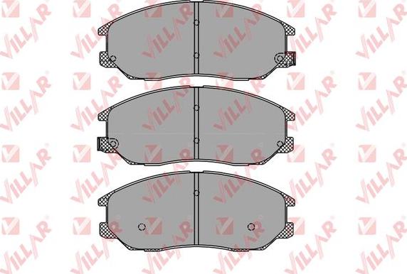 Villar 626.1448 - Brake Pad Set, disc brake autospares.lv