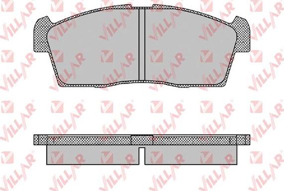 Villar 626.1442 - Brake Pad Set, disc brake autospares.lv