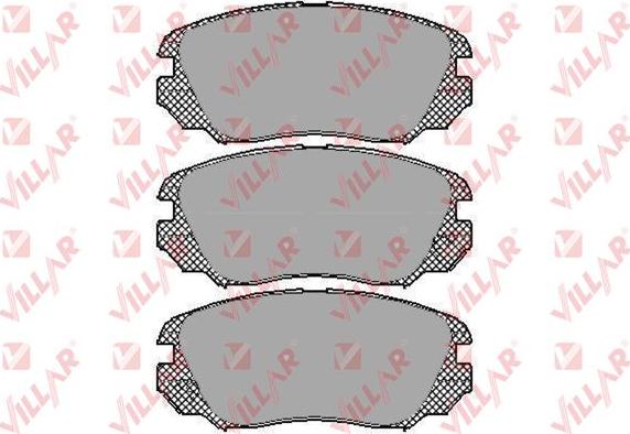 Villar 626.1409 - Brake Pad Set, disc brake autospares.lv