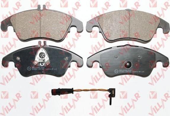 Villar 626.1421A - Brake Pad Set, disc brake autospares.lv