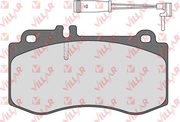 Villar 626.1592A - Brake Pad Set, disc brake autospares.lv