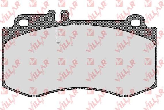 Villar 626.1592 - Brake Pad Set, disc brake autospares.lv