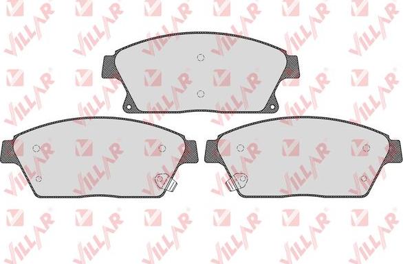 Villar 626.1562 - Brake Pad Set, disc brake autospares.lv