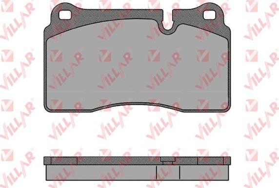 Villar 626.1505 - Brake Pad Set, disc brake autospares.lv