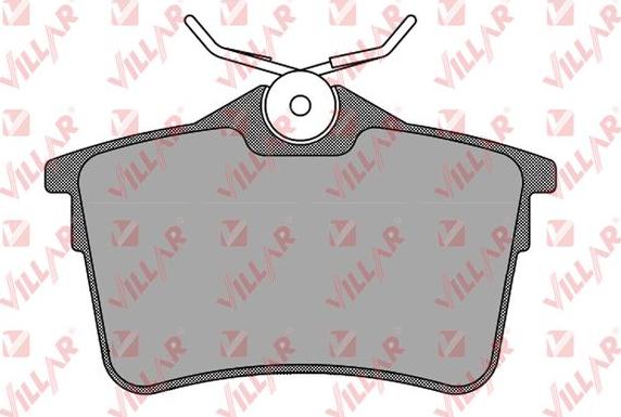 Villar 626.1500 - Brake Pad Set, disc brake autospares.lv