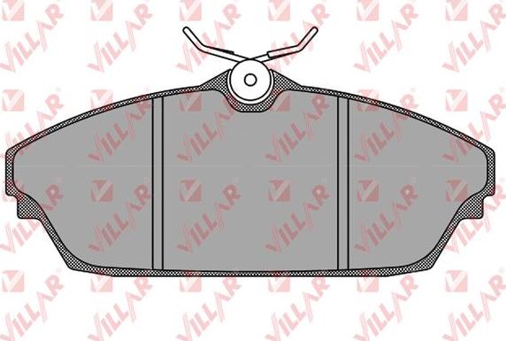 Villar 626.1502 - Brake Pad Set, disc brake autospares.lv