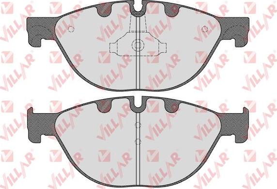 Villar 626.1582 - Brake Pad Set, disc brake autospares.lv