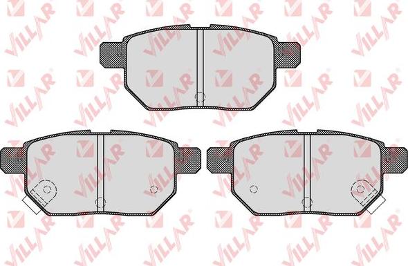 Villar 626.1530 - Brake Pad Set, disc brake autospares.lv