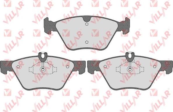 Villar 626.1523 - Brake Pad Set, disc brake autospares.lv