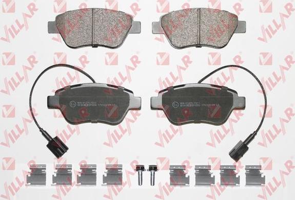 Villar 626.1656K - Brake Pad Set, disc brake autospares.lv