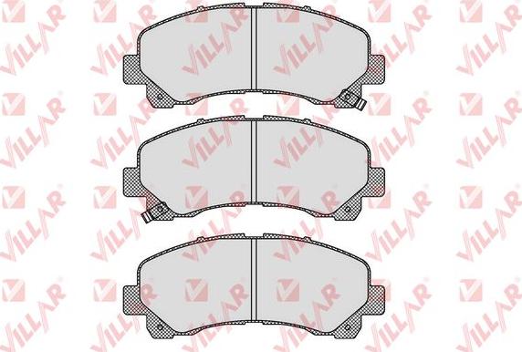 Villar 626.1630 - Brake Pad Set, disc brake autospares.lv