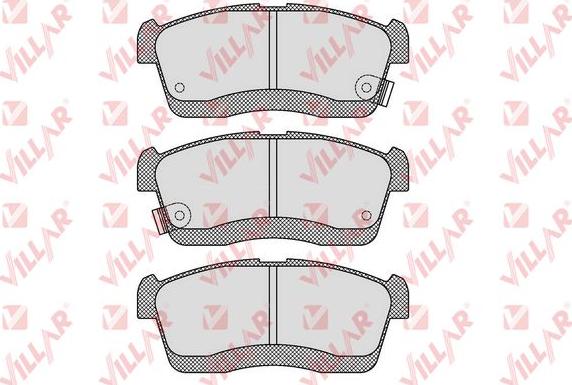 Villar 626.1632 - Brake Pad Set, disc brake autospares.lv