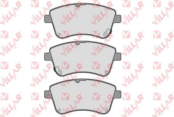 Villar 626.1623 - Brake Pad Set, disc brake autospares.lv