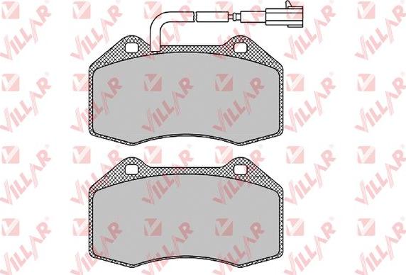 Villar 626.1670 - Brake Pad Set, disc brake autospares.lv