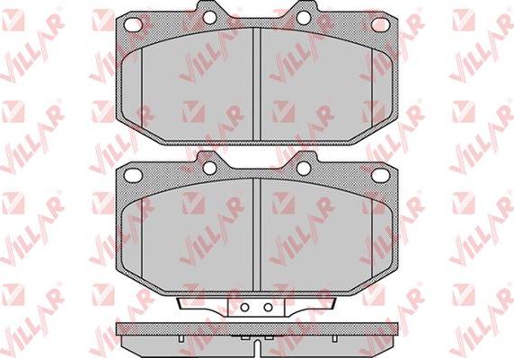 Villar 626.1049 - Brake Pad Set, disc brake autospares.lv