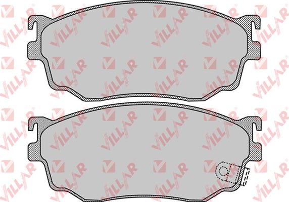 Villar 626.1046 - Brake Pad Set, disc brake autospares.lv