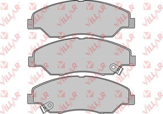 Villar 626.1053 - Brake Pad Set, disc brake autospares.lv